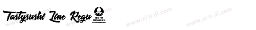 Tastysushi Line Regu字体转换